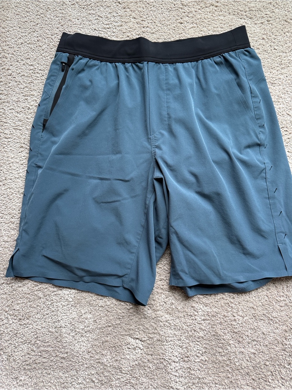 Ten Thousand Men's Athletic Shorts in blue with Black Waistband